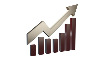 Progress Bar Graph and Arrow Ascent in Alpha Channel