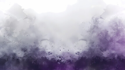 Abstract Purple Smoke on a White Background