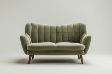 Fototapeta premium A mid-century sofa with clean lines