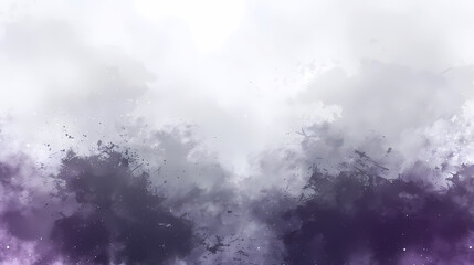 Abstract Purple Smoke on a White Background
