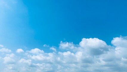 Bright sky with clouds