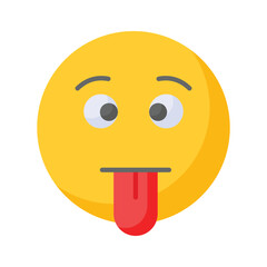 Visually perfect dumb emoji icon design, easy to use and download