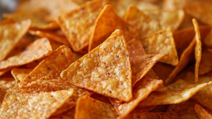 The most famous Mexican snack, nachos made con corn tortilla chips or totopos