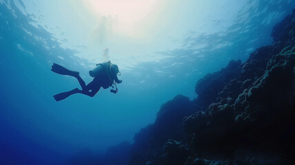 Fototapeta premium スキューバダイビング