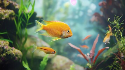 Aquatic Symphony: Serene Beauty of Life Beneath the Surface