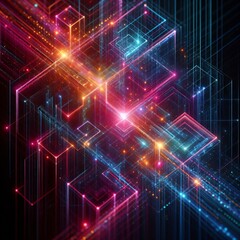 Obraz premium realms abstraction