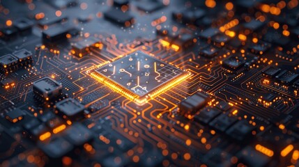 Generative AI technology has played a pivotal role in the creation of computer equipment with blockchain circuits and information processors.