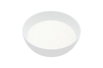 fresh Yogurt sauce on transparent background