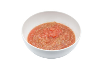 fresh tomato sauce on transparent background