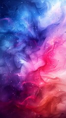 Fototapeta premium Vibrant Abstract Watercolor Background with Expressive Brushstrokes. Creative and Artistic 4K Wallpaper.