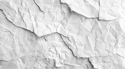 Texture white paper crumpled rough abstract background.