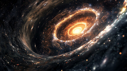 Cosmic Reverie: Awe-Inspiring Galaxies - obrazy, fototapety, plakaty
