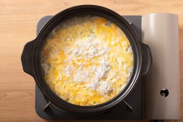 釜揚げしらす　卵雑炊