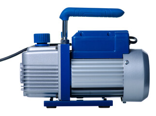 Vacuum pump tool on white background isolation