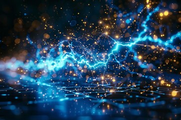 The lightning network enables quick transactions on the Bitcoin blockchain with its digital capabilities.