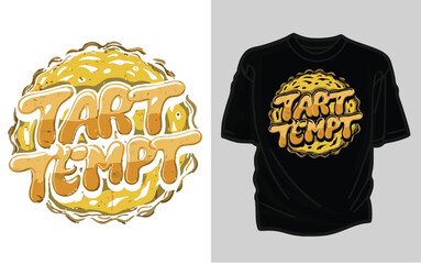 Lemon Love: Tart Tempt T Shirt  Design 