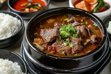 Korean beef bone soup