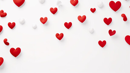 Nicely isolated on a white background for Valentine's Day