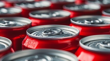 a bunch of soda cans generative ai