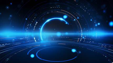 Abstract blue technology background