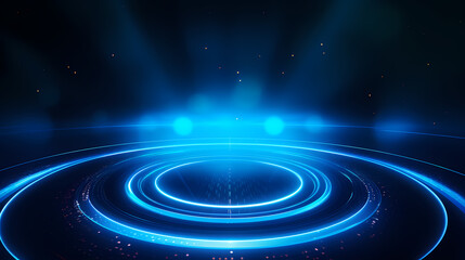 Abstract blue technology background