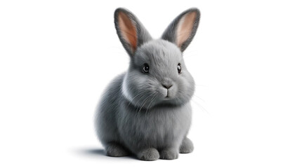 Obraz premium rabbit isolated on white background 