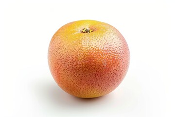 Grapefruit isolated with clipping path on white background full depth of field