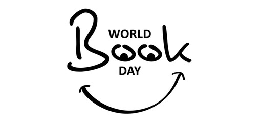 Cartoon open book and pages. Education concept. Line drawing. Opened books sign. Book store logo. Flying pages. World book day.