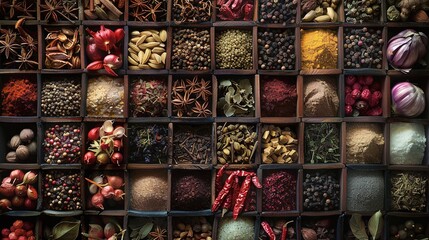 A Tapestry of Tastes Unveiling the Spice where black tones predominate