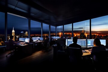 Business people meeting teamwork in the office room. analytics finance accounting marketing teamwork concept.