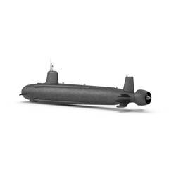 Nuclear submarine in the deep sea, Is moving towards its destination in the blue ocean, Submarines in the country's sovereignty and maritime security, and Naval warships war. Diesel Electric Submarine