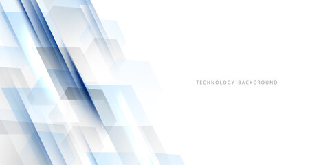 Modern blue abstract technology background vector illustration