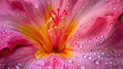 Macro shot of oleander flower