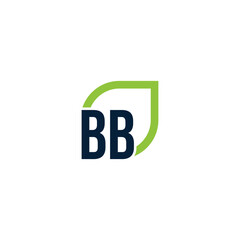 Initial BB logo grows vector, develops, natural, organic, simple, financial logo suitable for your company.