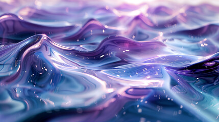 Abstract background with blue and violet waves.