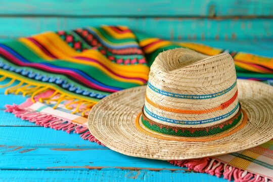 colorful mexican sombrero