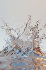 Splash of fluid Generative AI