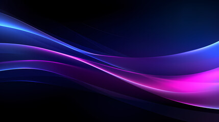 Fototapeta premium Abstract technology glowing lines