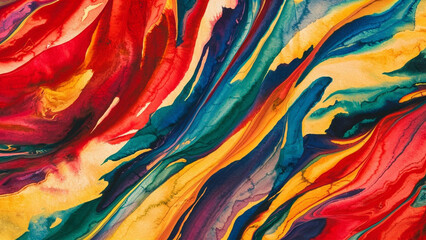 Abstract multicolored watercolor background. A dreamy, almost surreal picture.