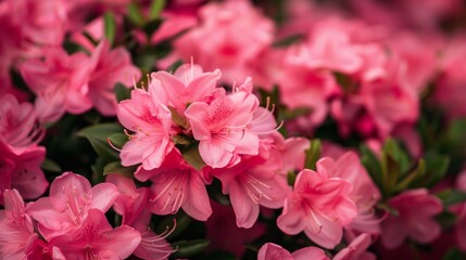 Fototapeta premium pink flowers generative ai