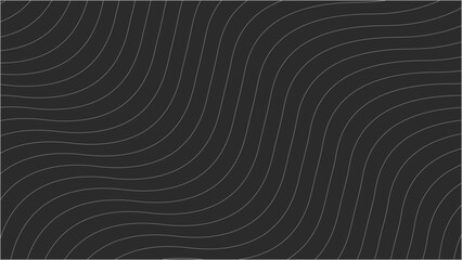 Wave line abstract background Black and gray.