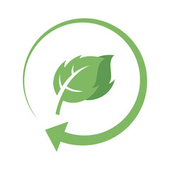 Cycle Arrow Thin To Thick With Leaf