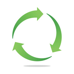 Recycle Circle Gradient Style