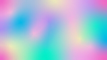 Unicorn colorful background, grainy noisy glitter vector texture, pastel theme design, universe holographic style.
