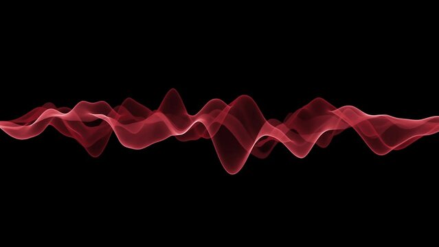 Heart shape emerging on an intricately woven background, 4K seamless loop animation