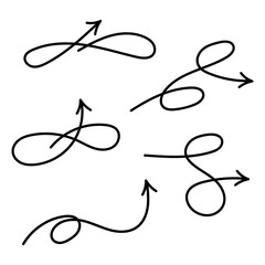 Arrow Calligraphy Style Set