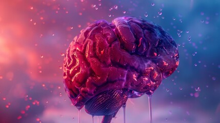 model of Brain mental health concept