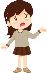 people sweat and tired thirsty heat of summer sun