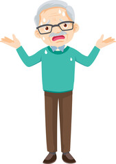 people sweat and tired thirsty heat of summer sun