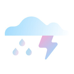 Cloud Business Shape Glassmorphism UI Icon Sign and Symbol Design Illustrator Png Svg	
